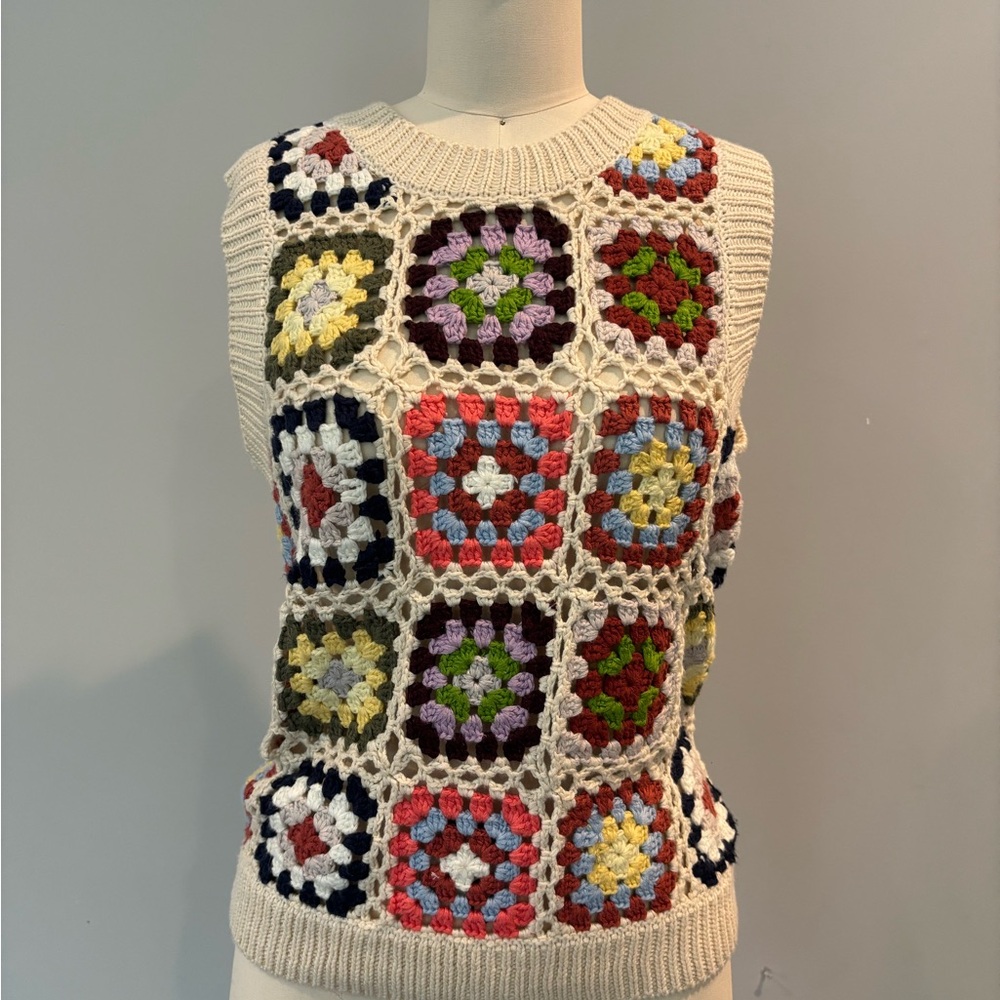 Gimmicks by BKE Cream Crochet Knitwear